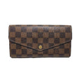 Louis Vuitton Ebene Damier Canvas Long Wallet