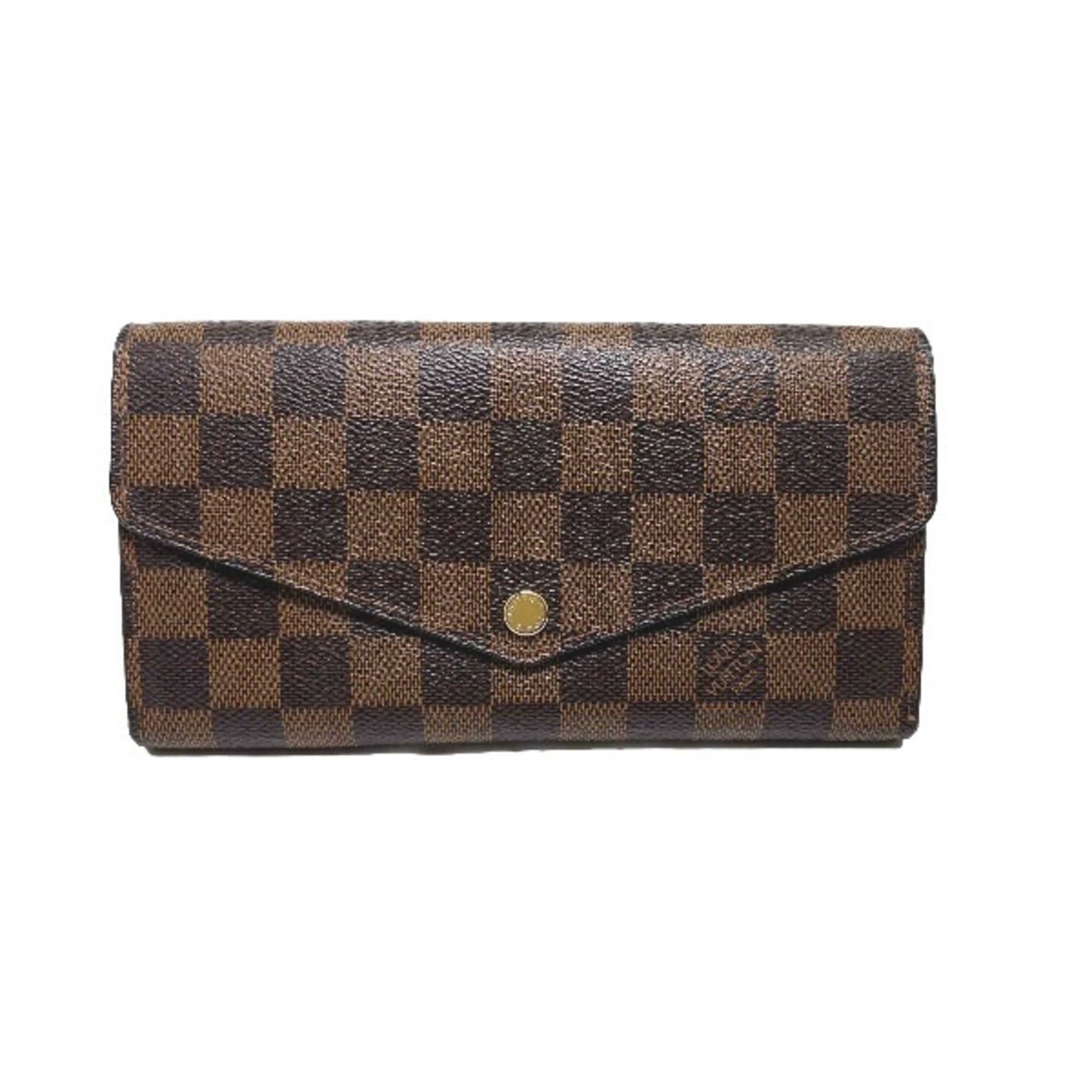 Louis Vuitton Ebene Damier Canvas Long Wallet