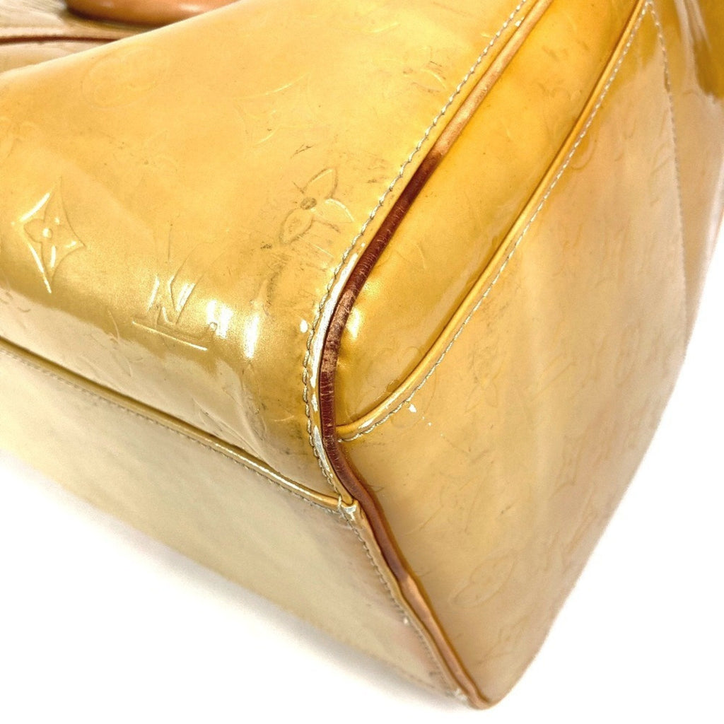 Louis Vuitton Beige Galle Monogram Vernis Boston Bag