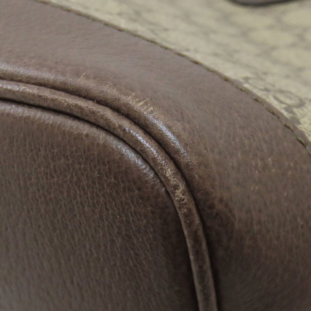 Gucci Brown Pvc Handbag (Pre-Owned)