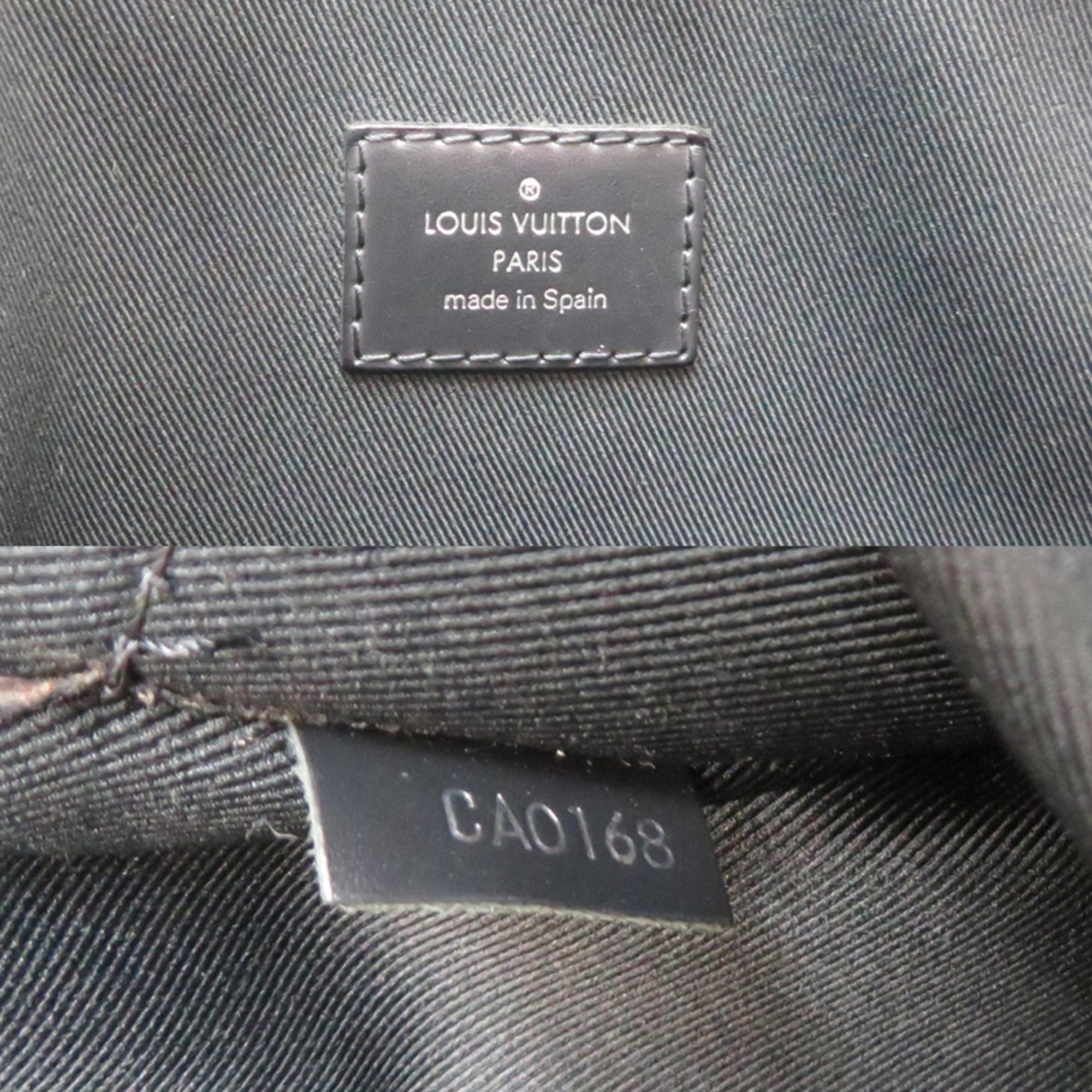 Louis Vuitton Black Damier Graphite Shoulder Bag