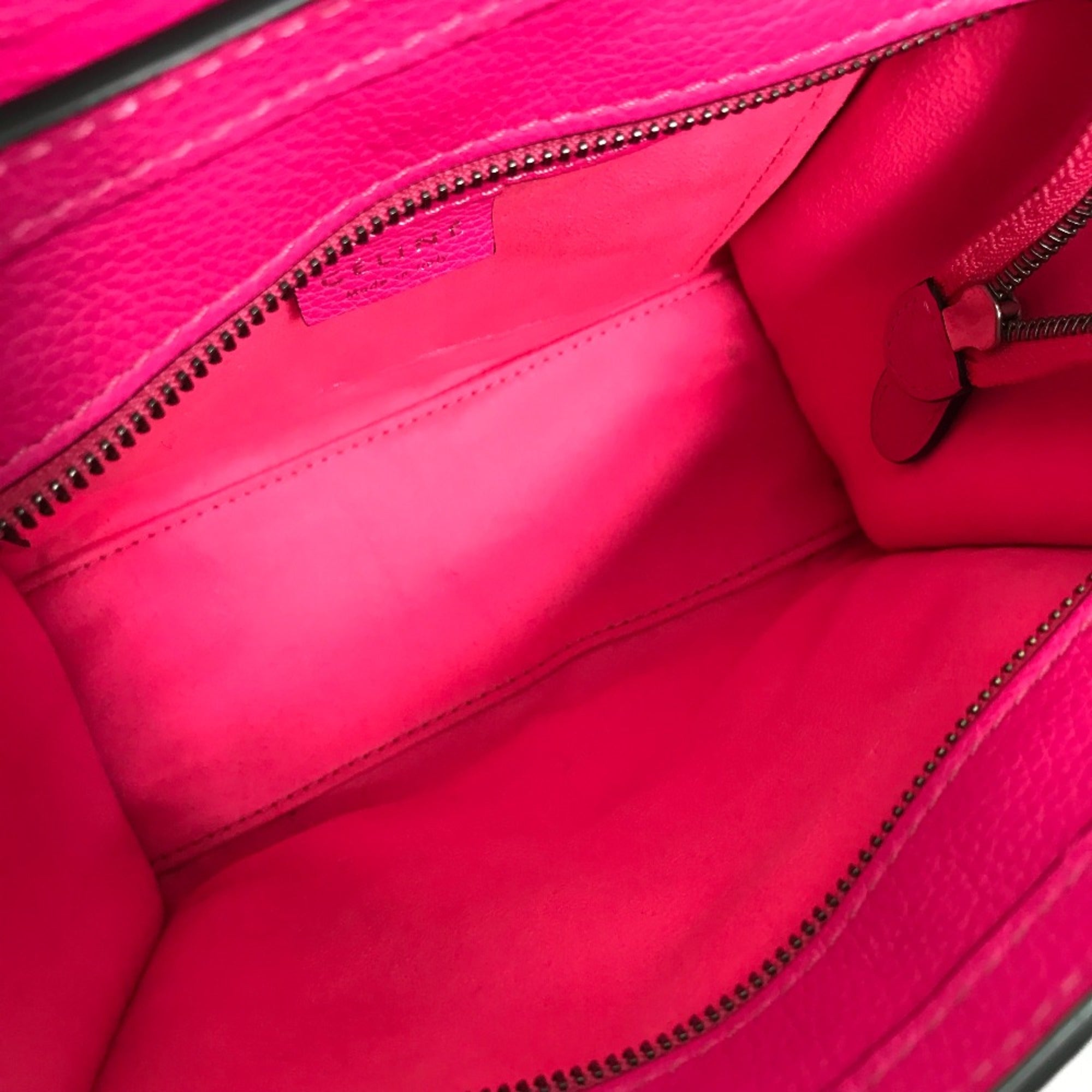 Celine Pink Leather Handbag
