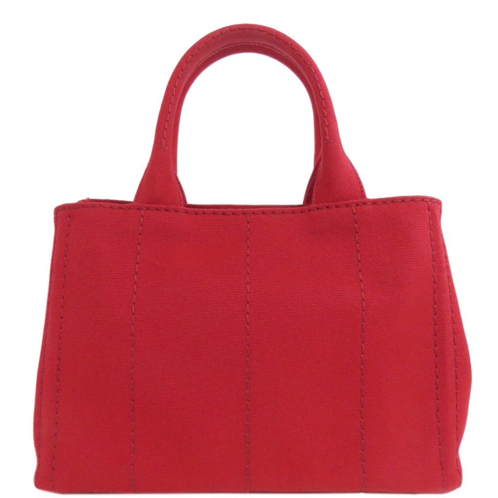 Prada Red Color Canapa Handbag
