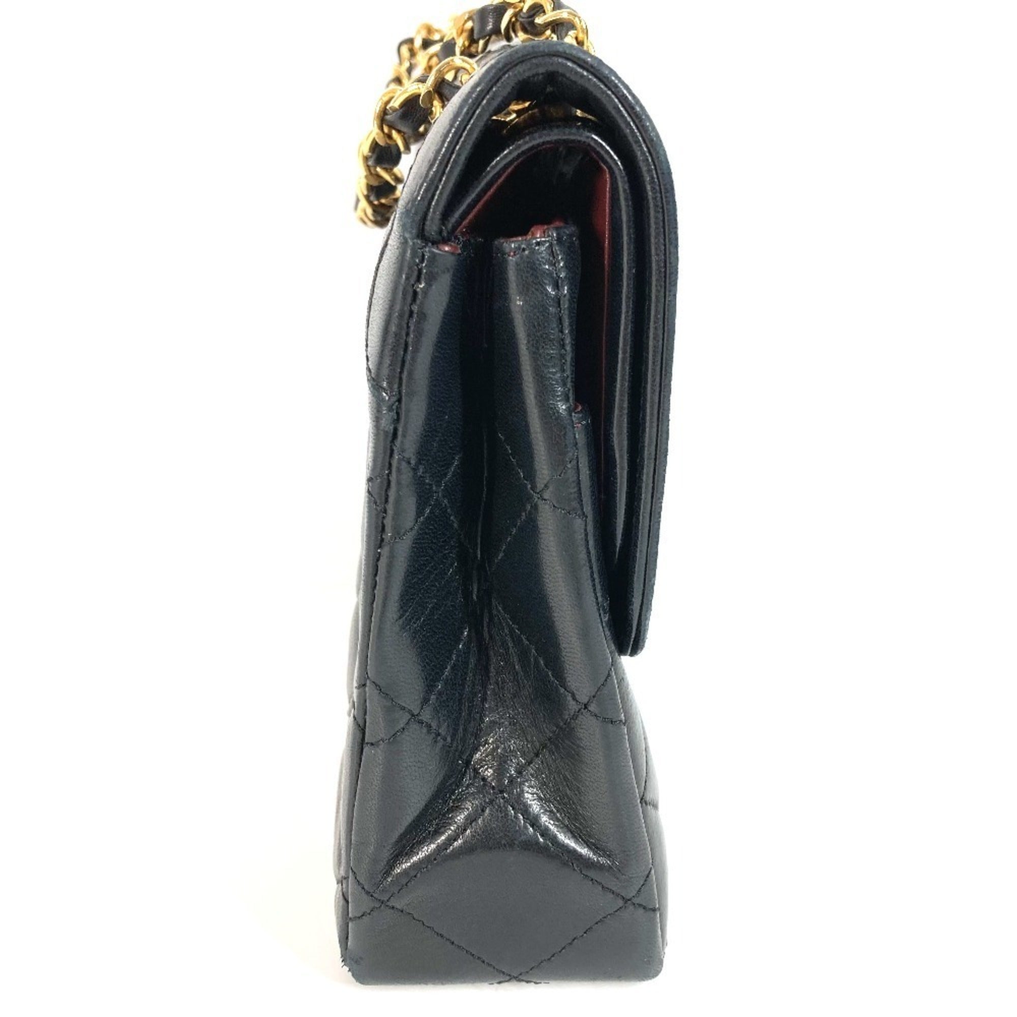 Chanel Black Leather Shoulder Bag