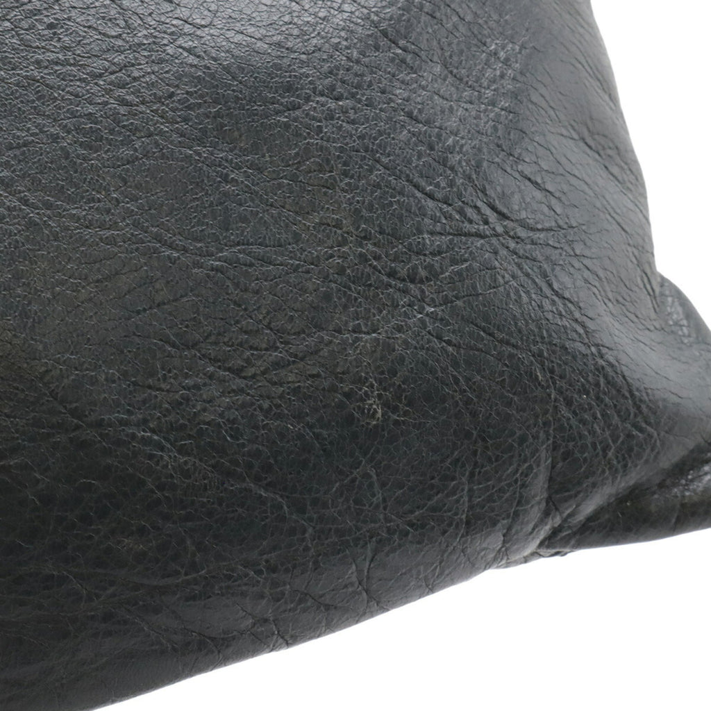 Balenciaga Giant Dark Gray Leather Clutch Bag Shoulder