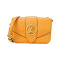 Louis Vuitton Orange Leather Shoulder Bag