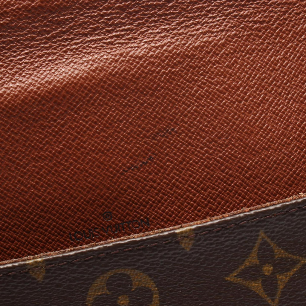 Louis Vuitton Brown Pvc Leather Shoulder Bag