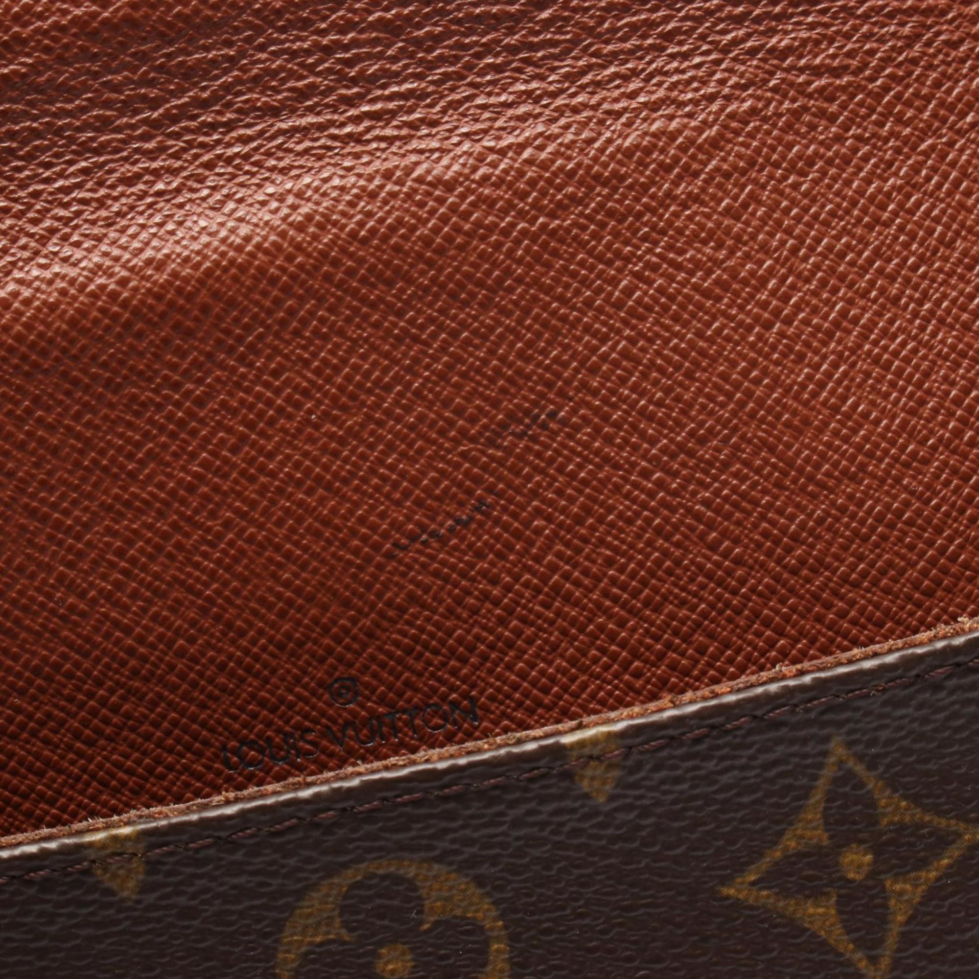 Louis Vuitton Brown Pvc Leather Shoulder Bag