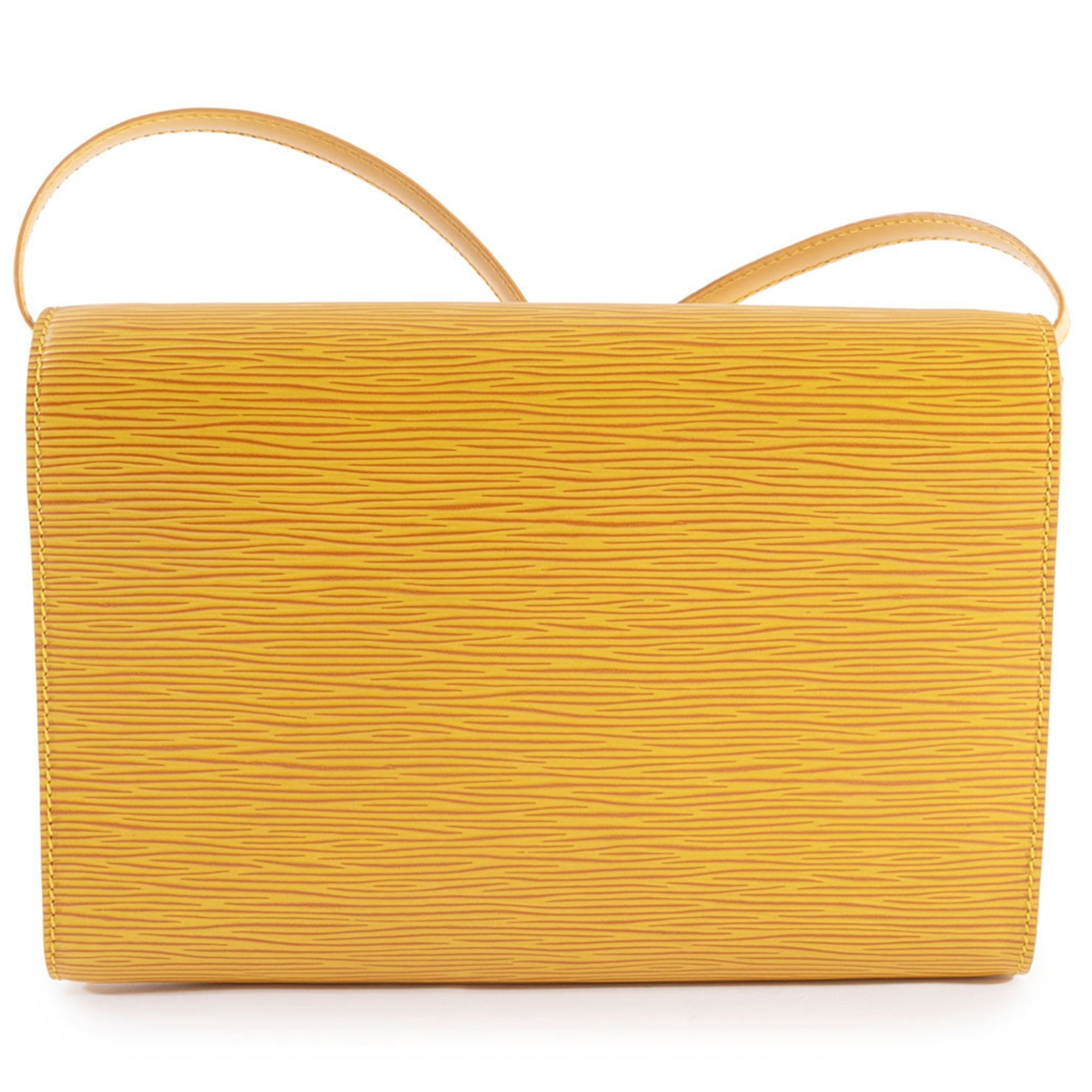 Louis Vuitton Yellow Epi Leather Pochette Shoulder Bag