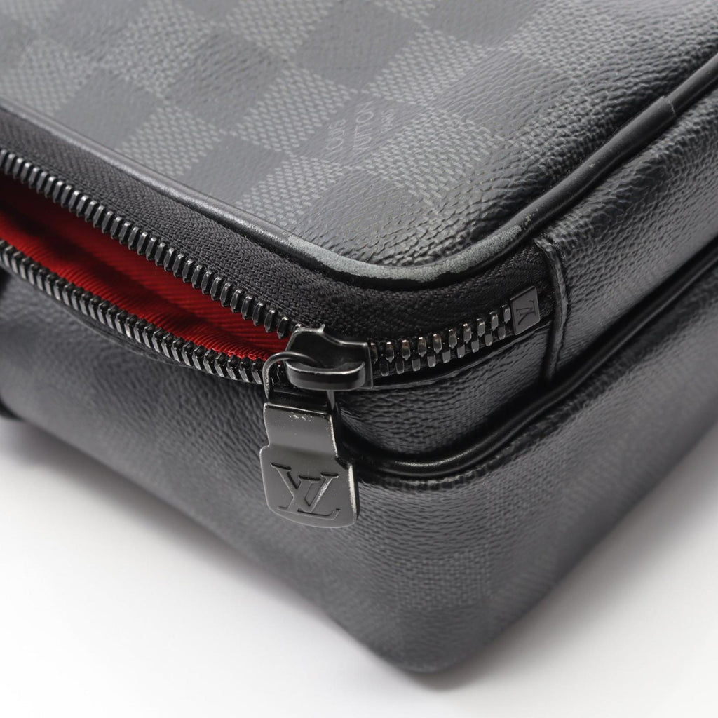 Louis Vuitton Gray Pvc Leather Shoulder Bag