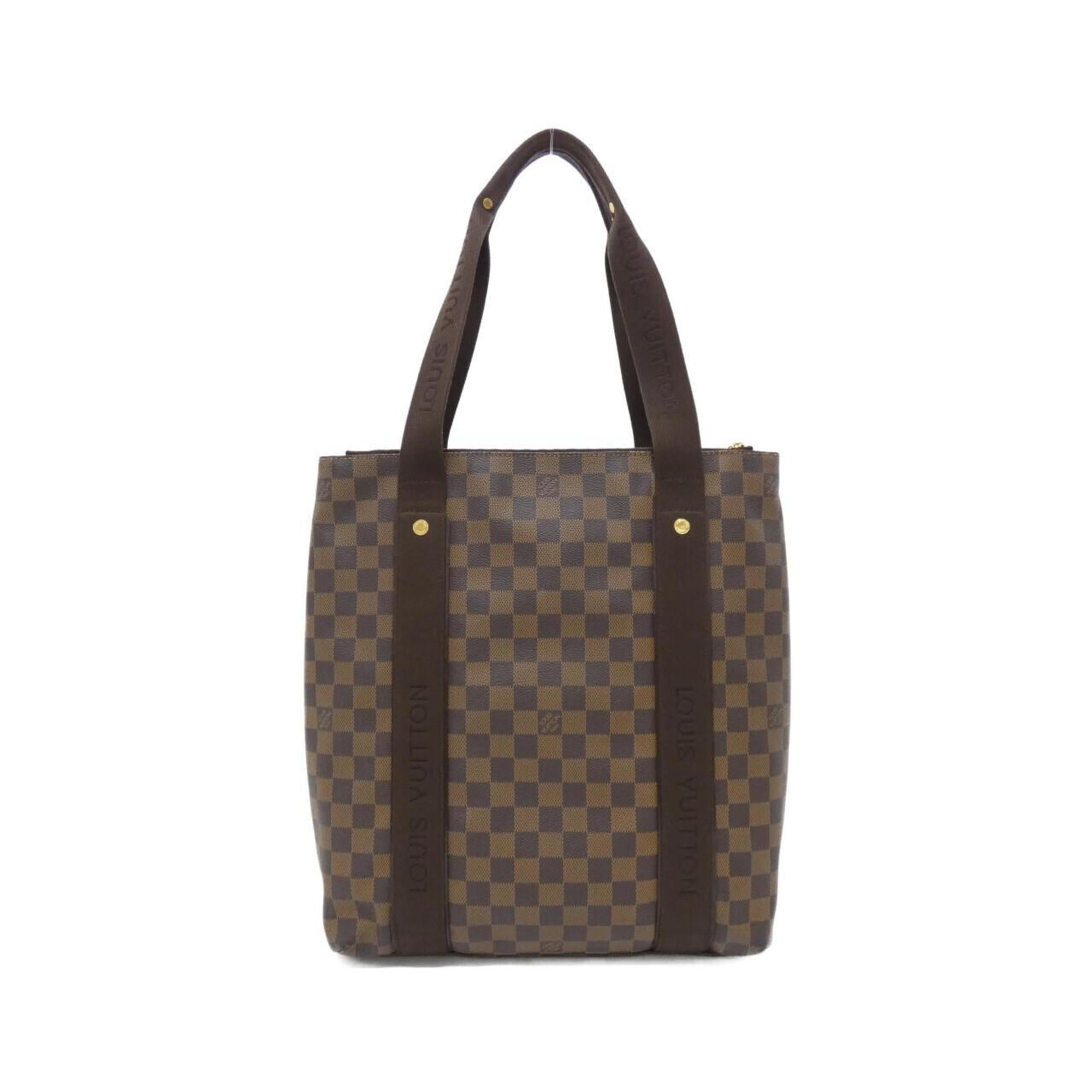 Louis Vuitton Brown Coated Canvas Handbag