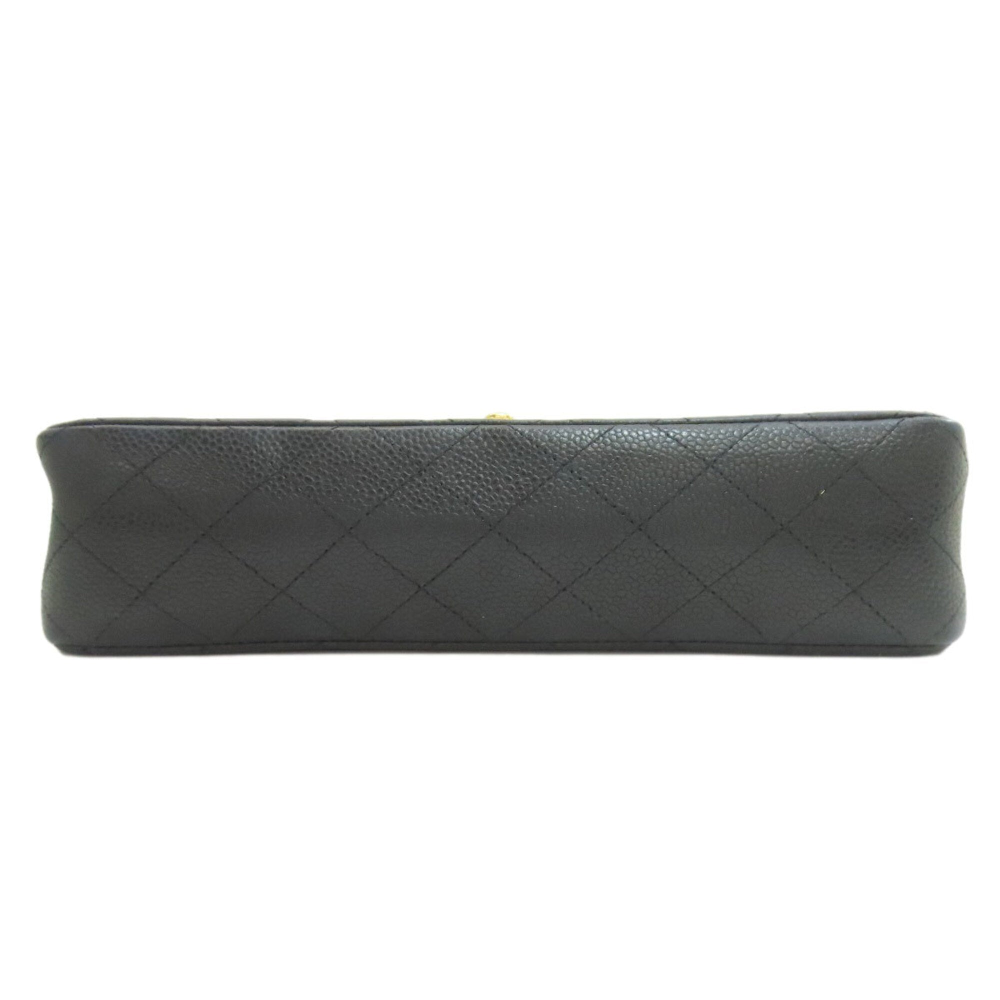 Chanel Black Leather Shoulder Bag