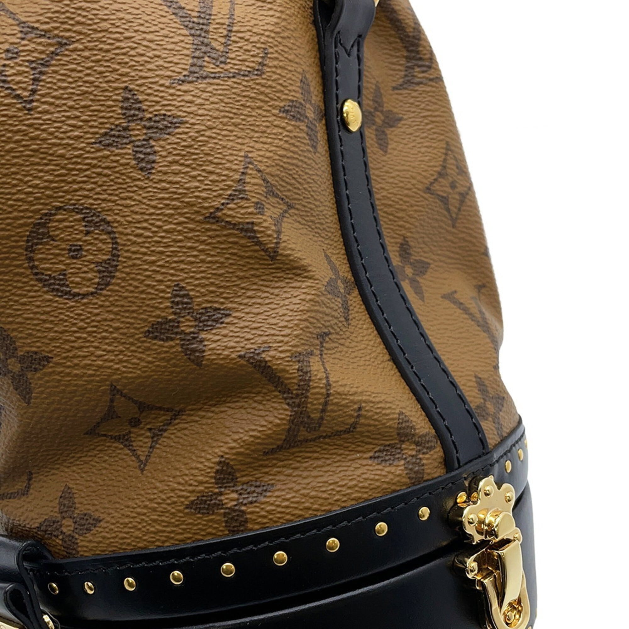 Louis Vuitton Noir Monogram Reverse Handbag
