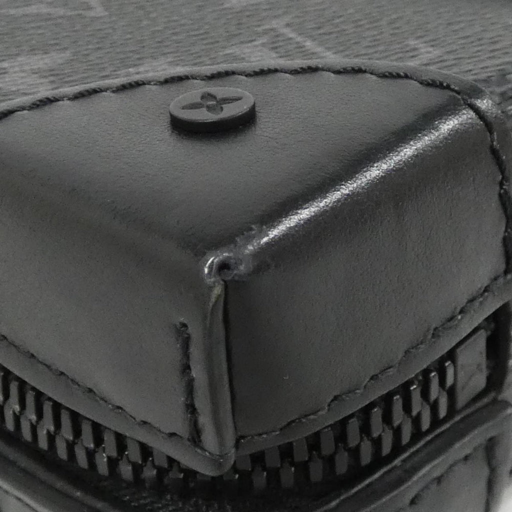 Louis Vuitton Black Coated Canvas Shoulder Bag