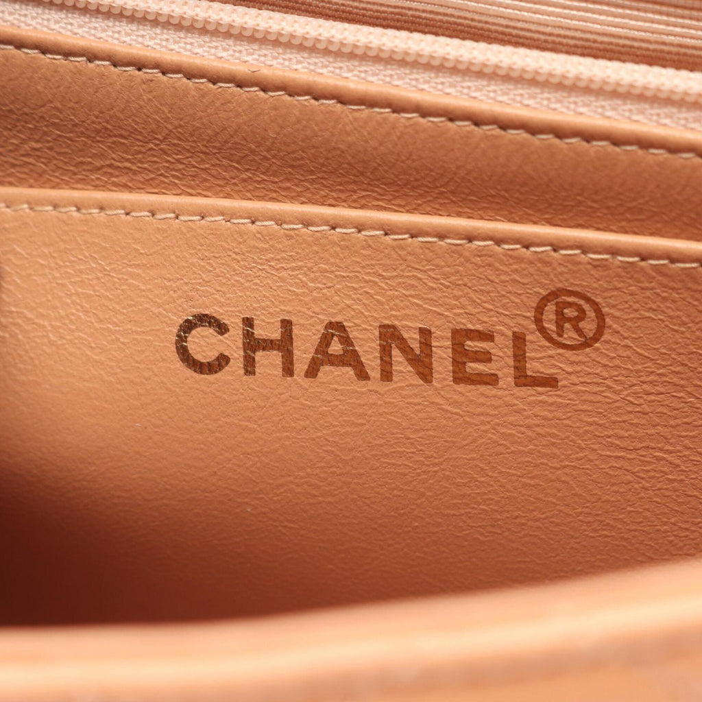 Chanel Orange Leather Handbag
