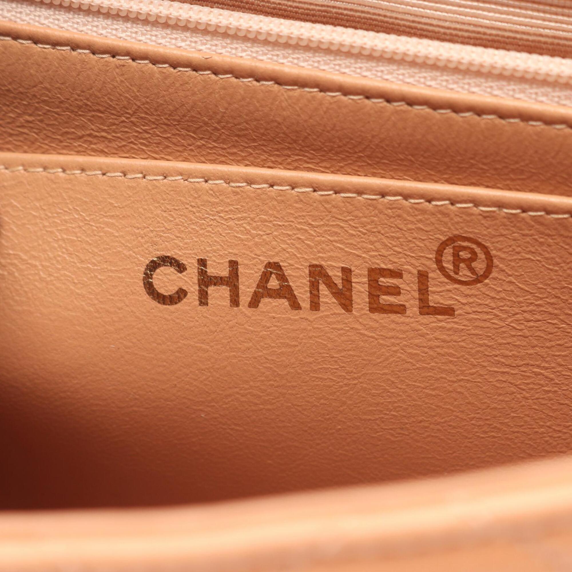 Chanel Orange Leather Handbag