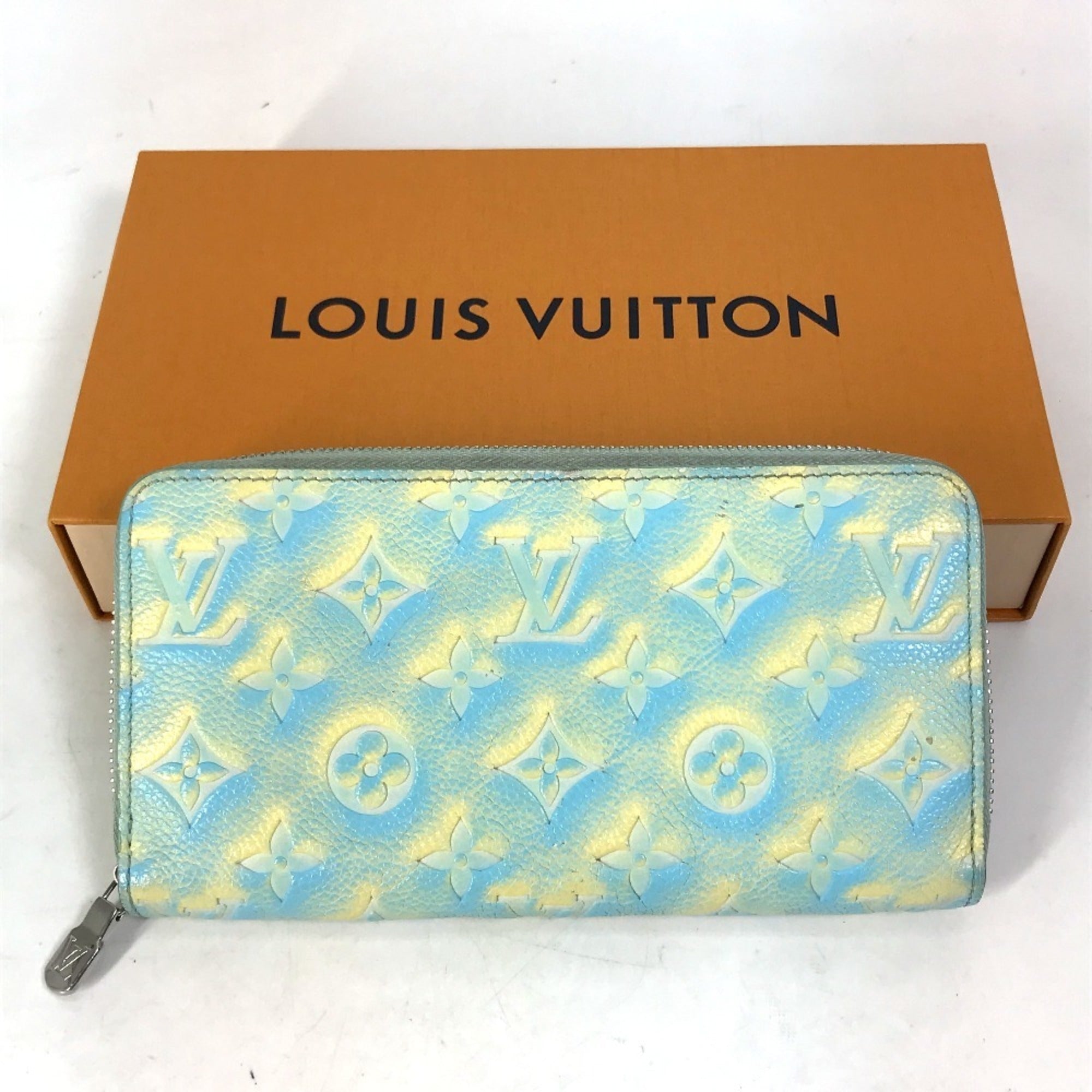 Louis Vuitton Monogram Empreinte Vert Yellow Monogram Empreinte Long Wallet