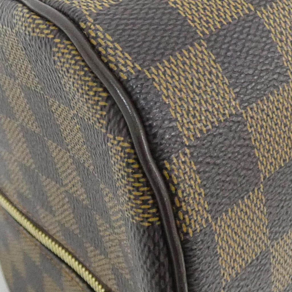 Louis Vuitton Brown Coated Canvas Handbag