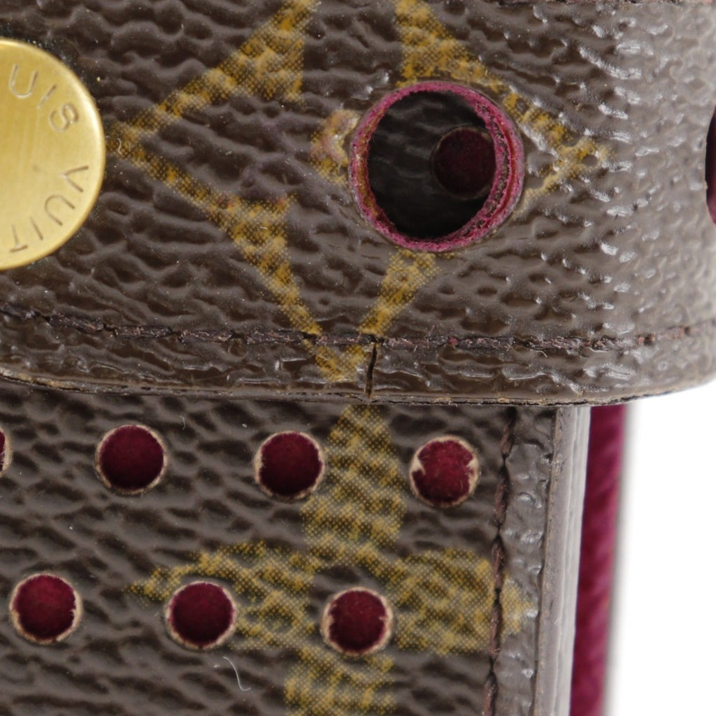 Louis Vuitton Brown Fuchsia Monogram Pink Monogram Wallet
