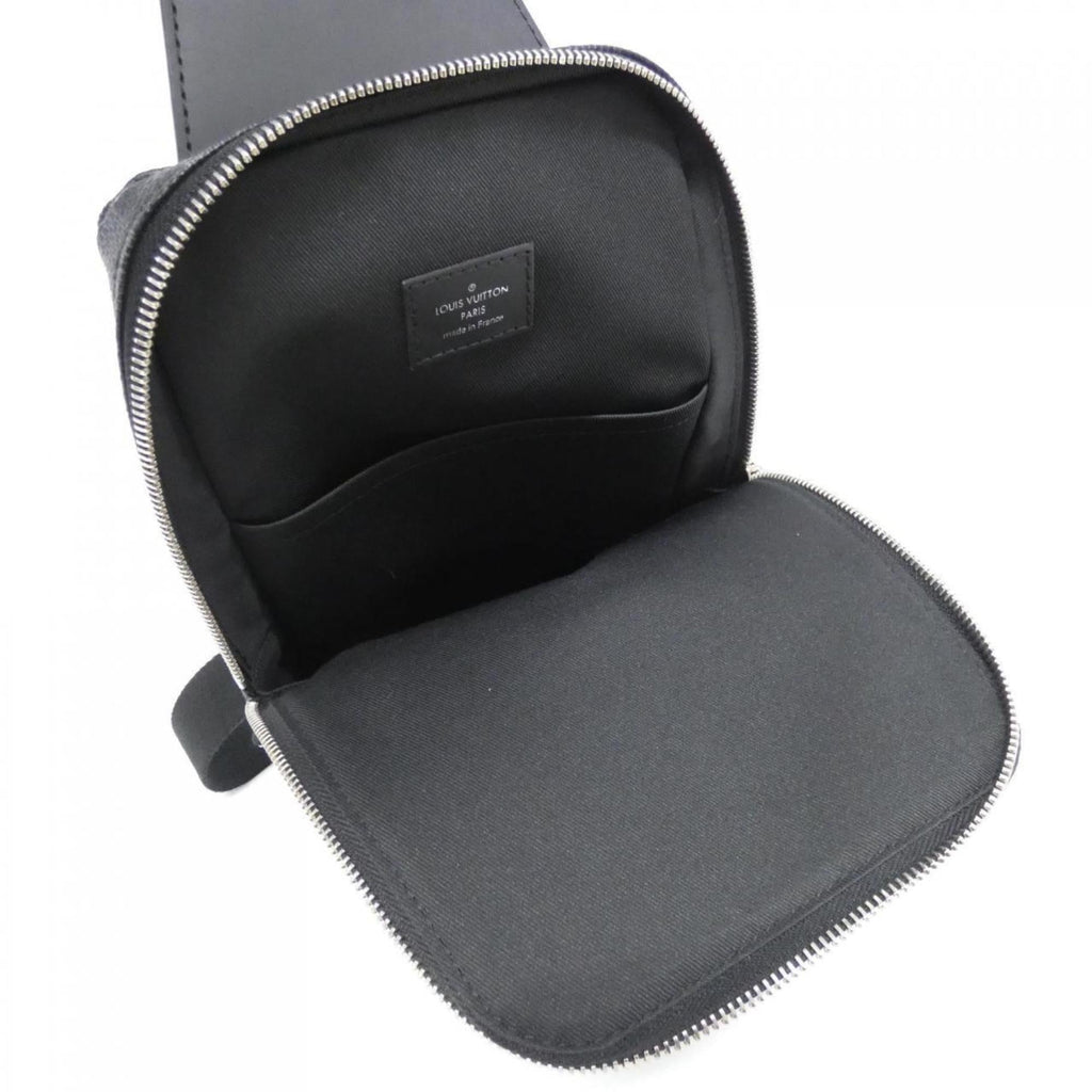 Louis Vuitton Graphite Coated Canvas Shoulder Bag