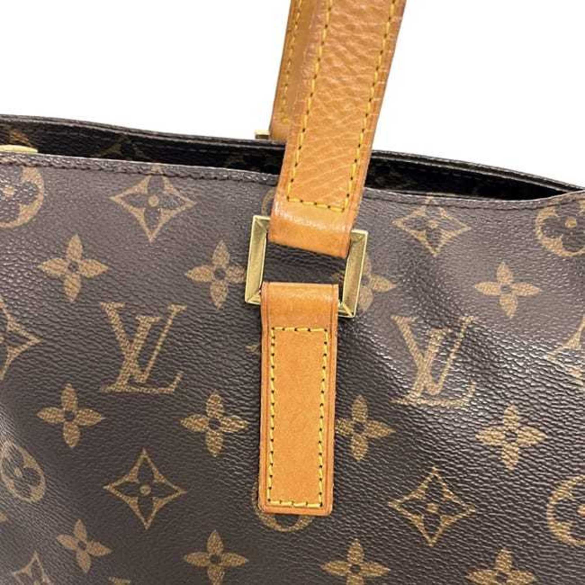 Louis Vuitton Monogram Brown Monogram Leather Tote Bag