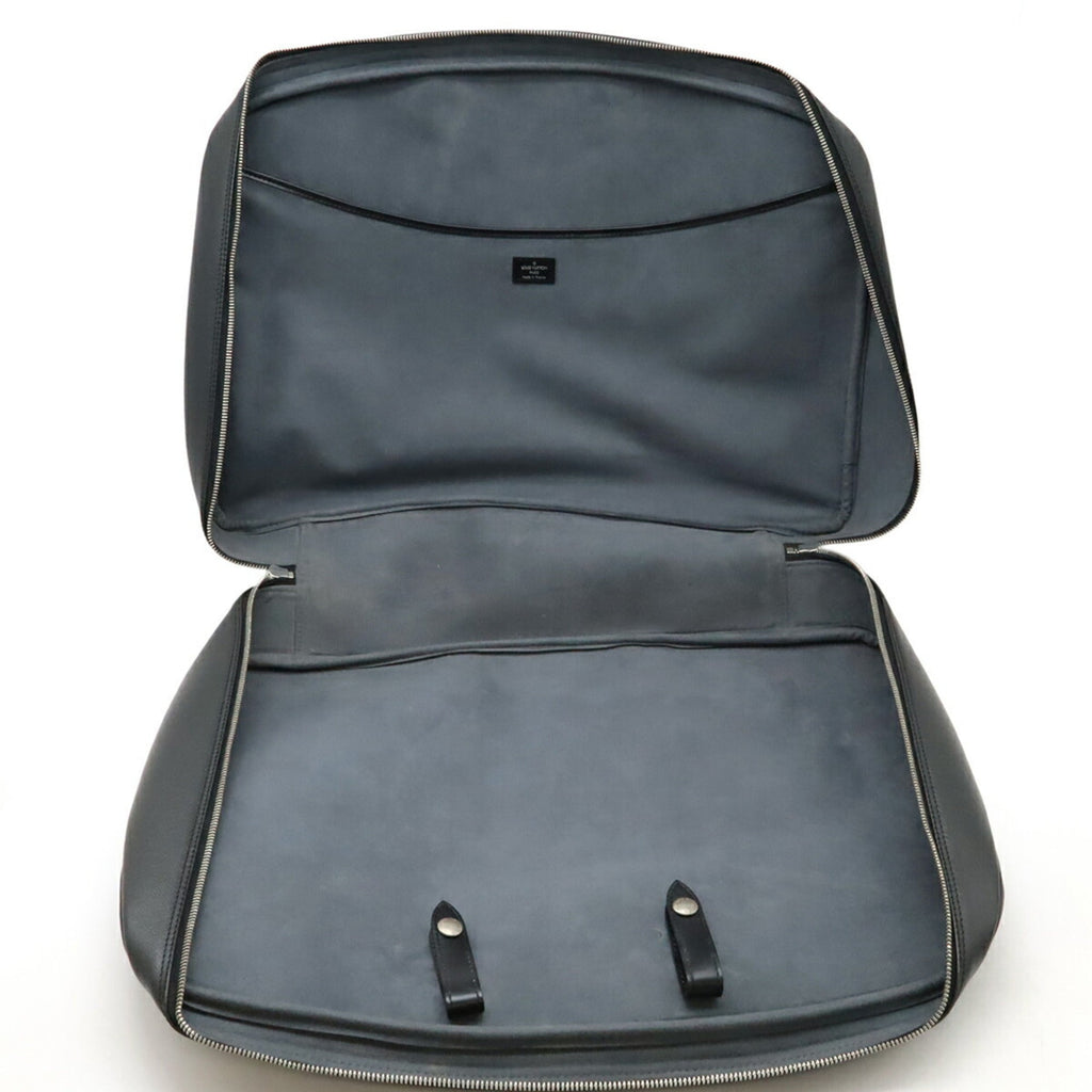 Louis Vuitton Ardoise Black Taiga Leather Boston Bag