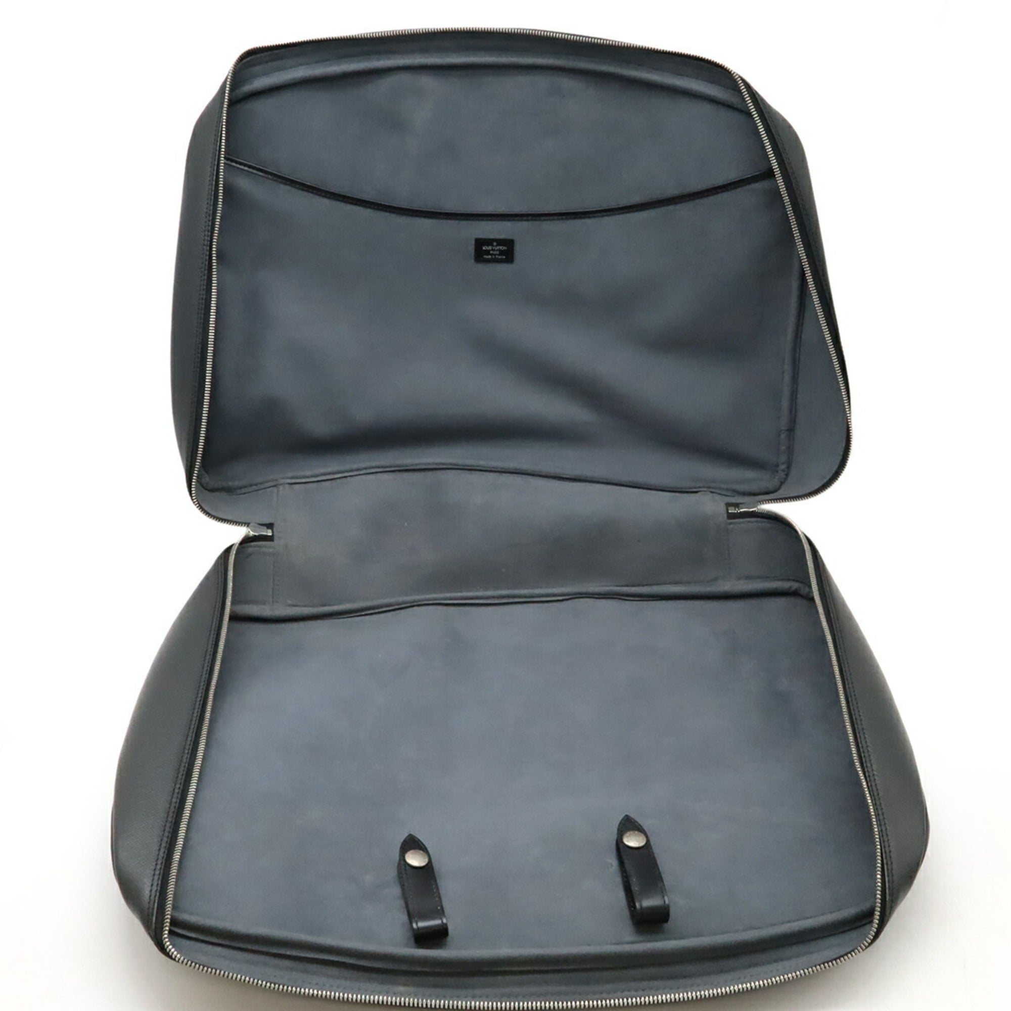 Louis Vuitton Ardoise Black Taiga Leather Boston Bag