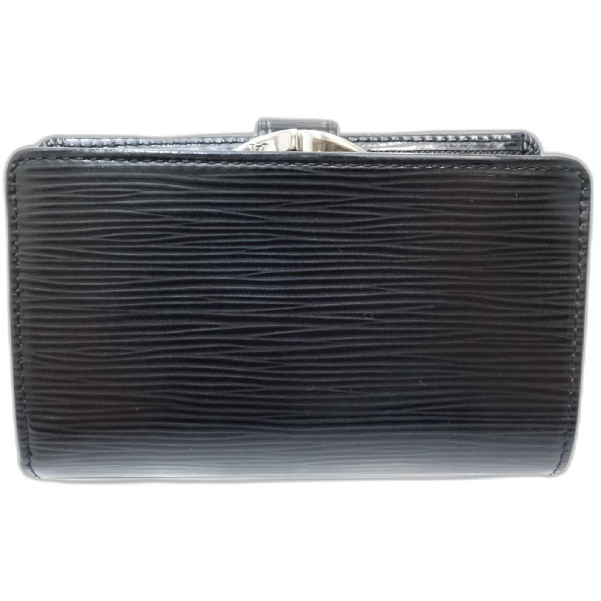 Louis Vuitton Epi Noir Leather Wallet