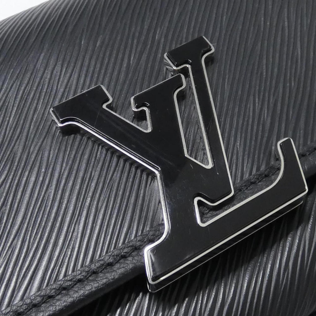 Louis Vuitton Black Leather Shoulder Bag