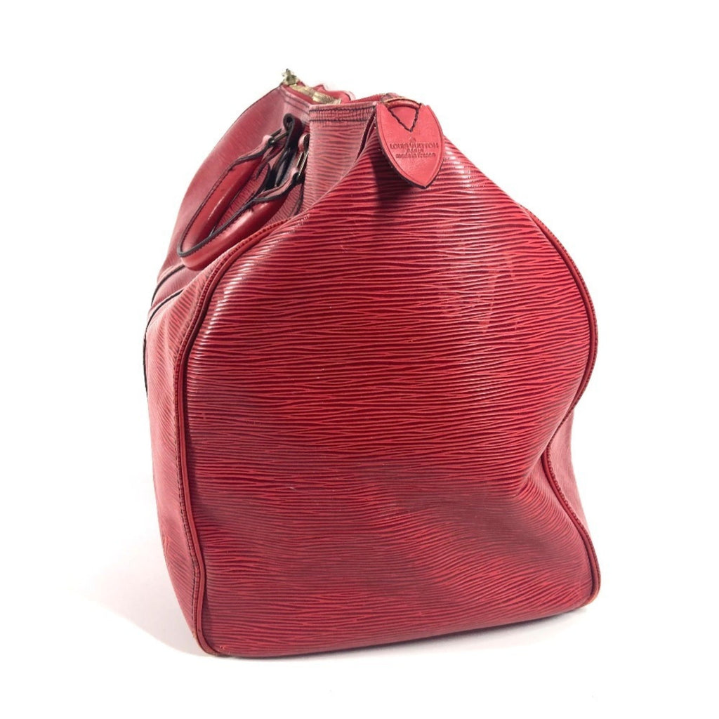 Louis Vuitton Epi Castilian Red Red Color Epi Leather Boston Bag Handbag