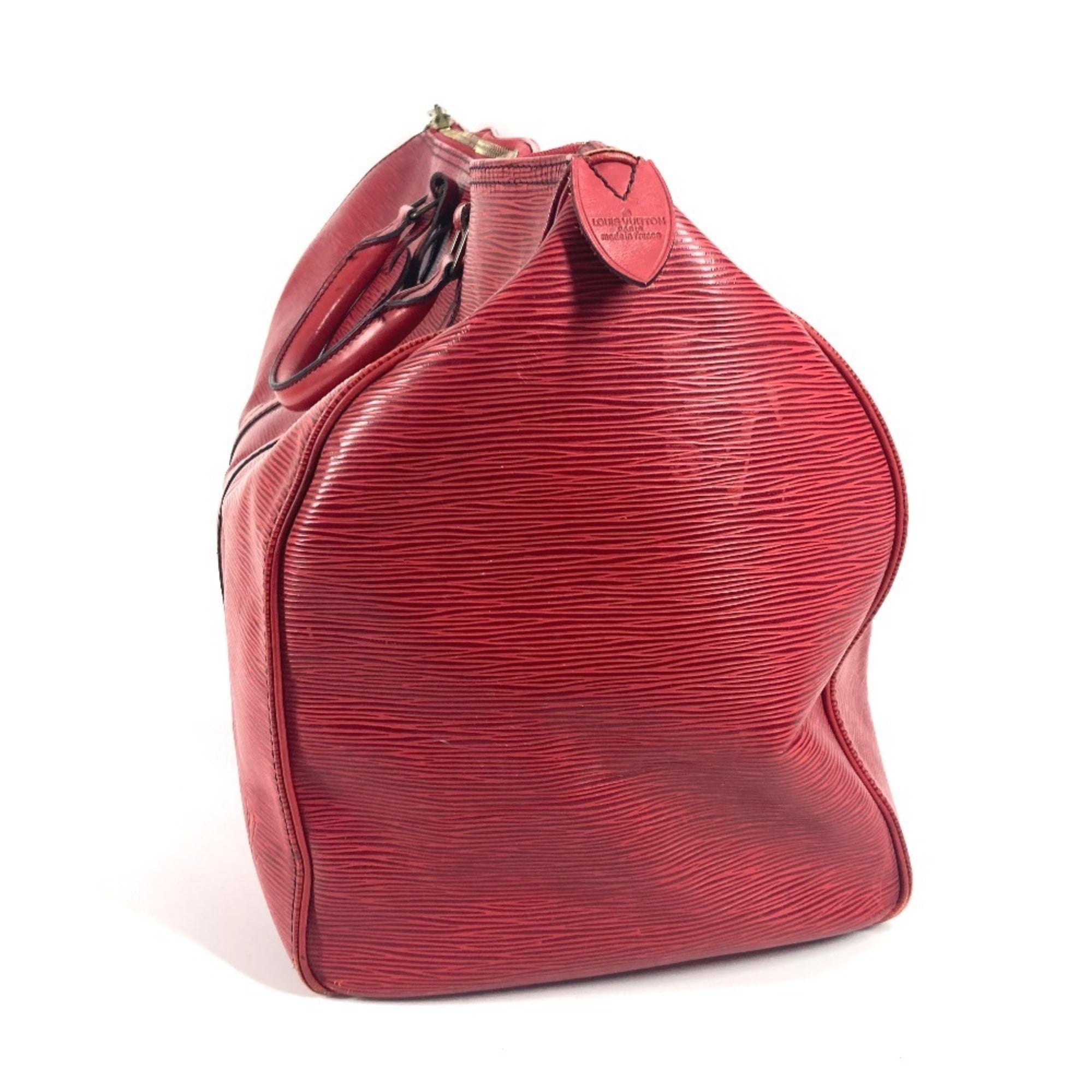 Louis Vuitton Epi Castilian Red Red Color Epi Leather Boston Bag Handbag