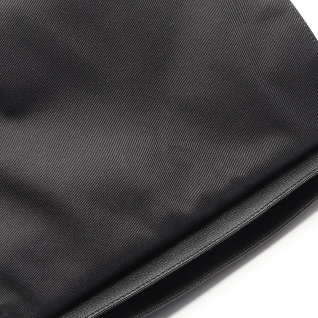 Louis Vuitton Black Noir Monogram Denim Leather Shoulder Bag