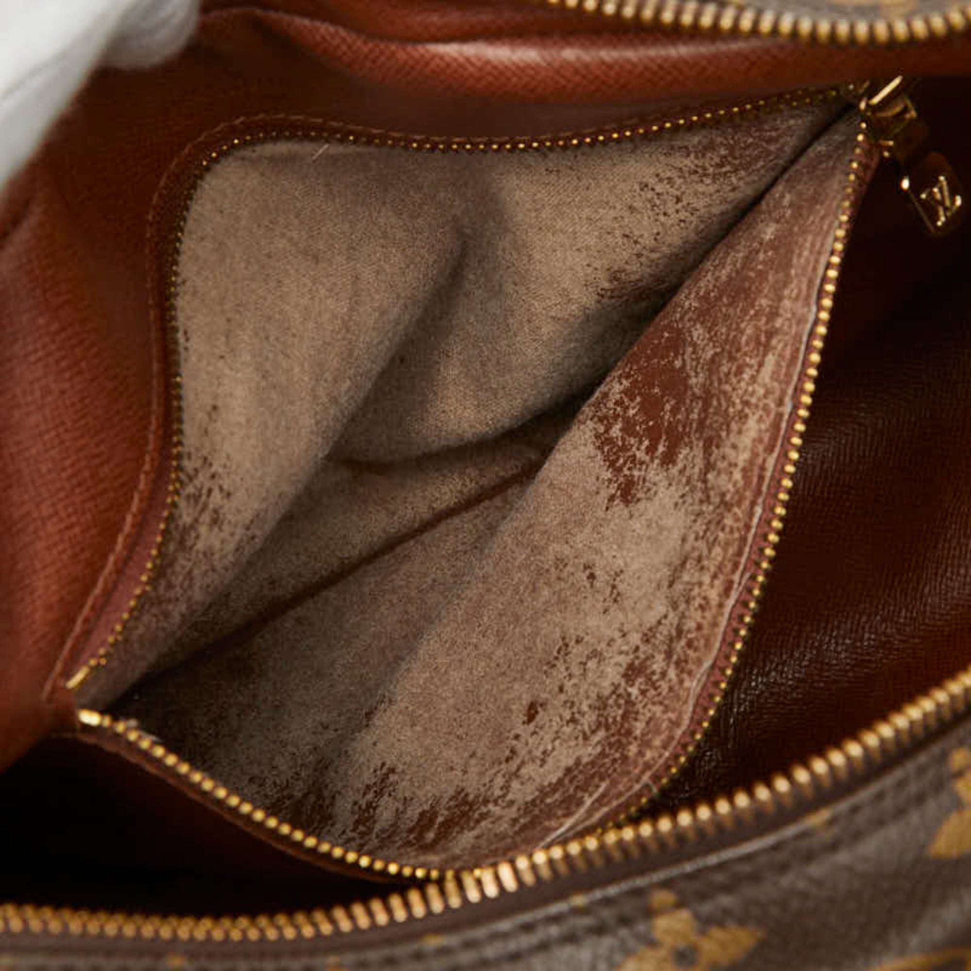 Louis Vuitton Brown Pvc Leather Shoulder Bag