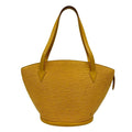 Louis Vuitton Yellow Leather Tote Bag