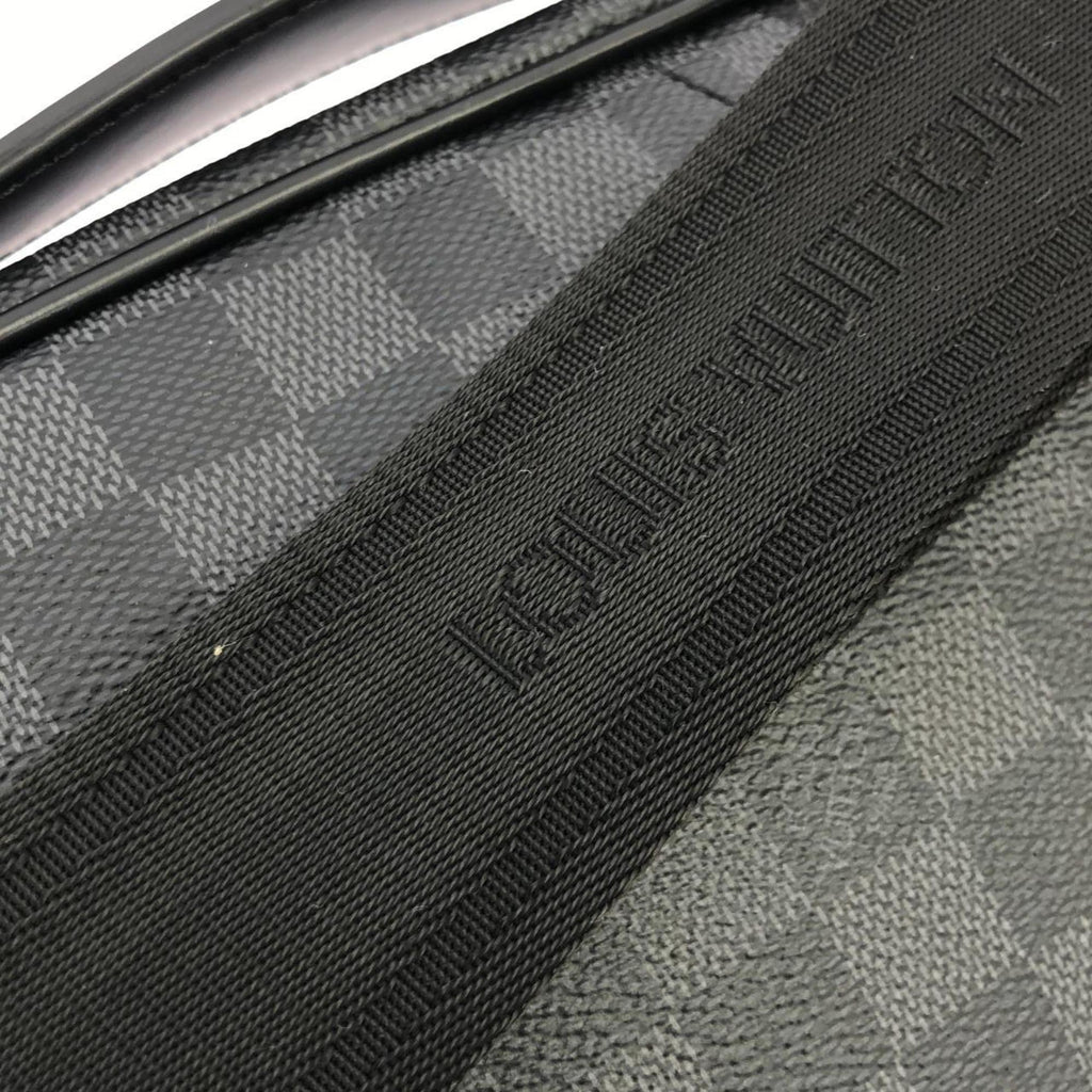 Louis Vuitton Graphite Coated Canvas Shoulder Bag