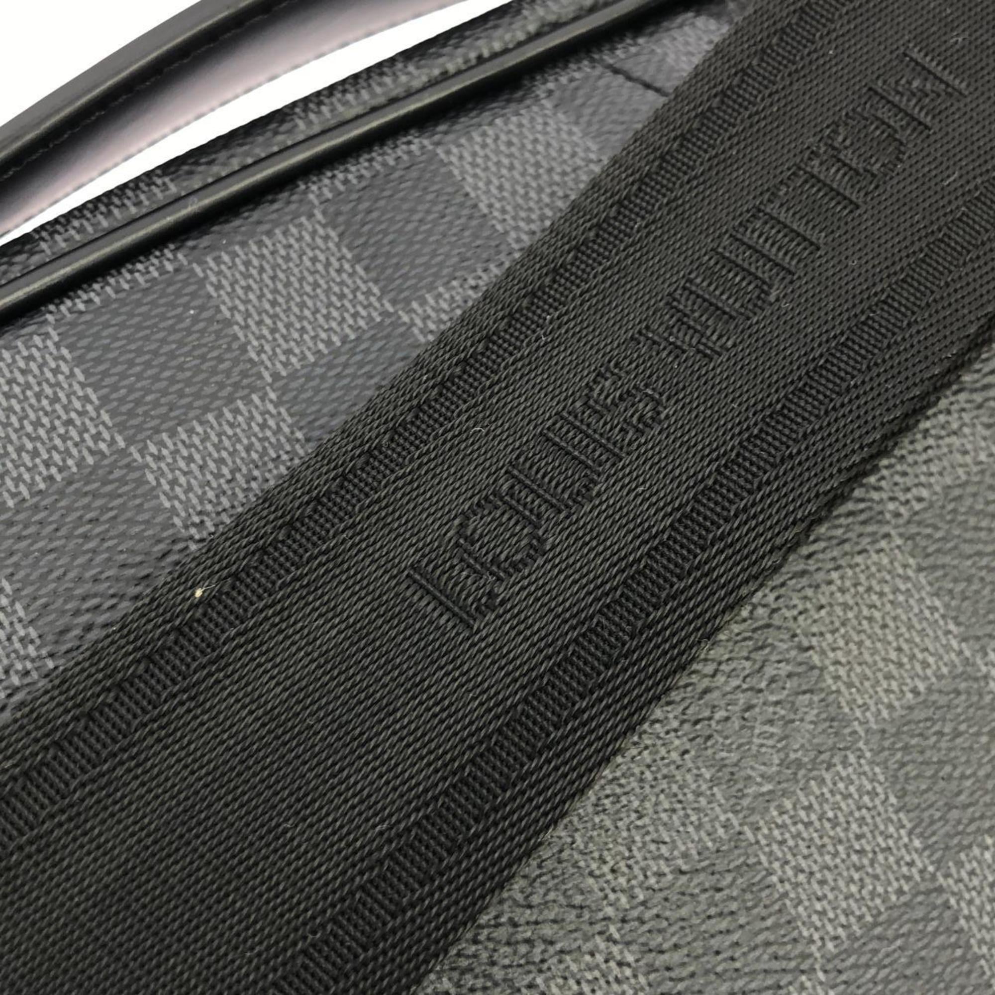 Louis Vuitton Graphite Coated Canvas Shoulder Bag
