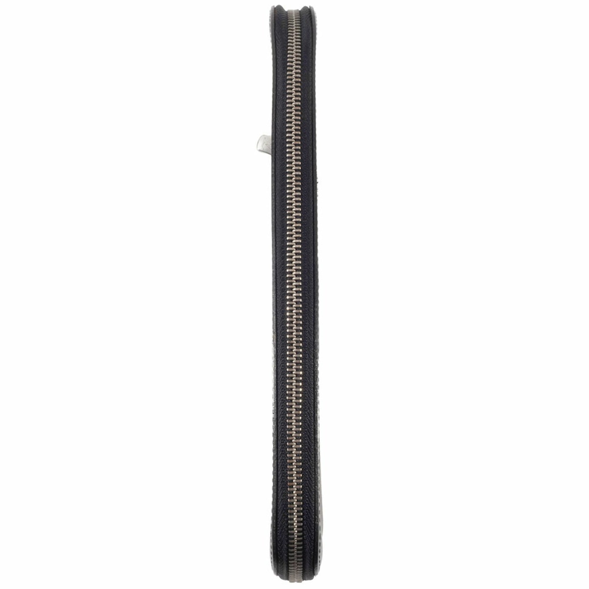 Louis Vuitton Black Taiga Leather Leather Long Bill Wallet
