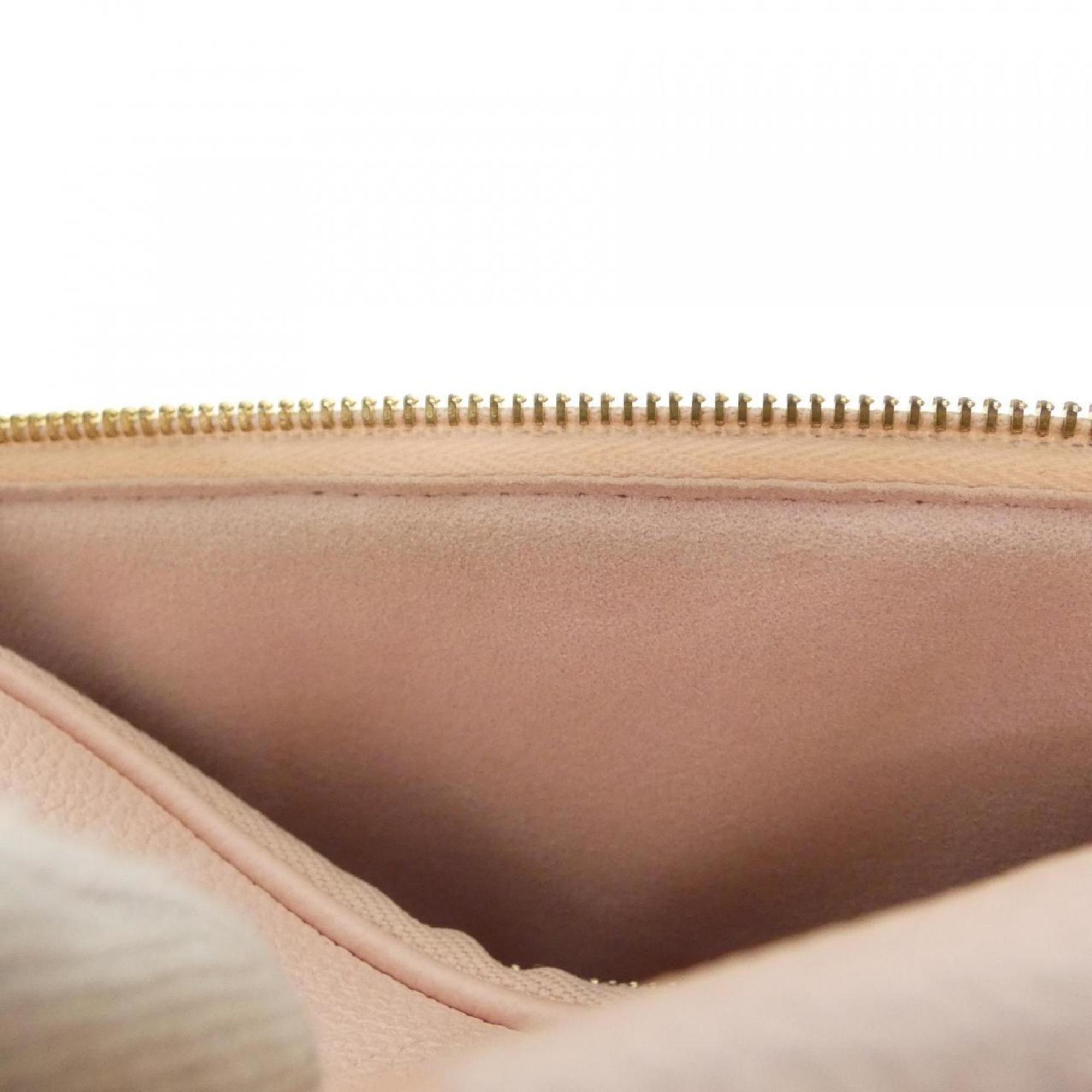 Louis Vuitton Gold Leather Shoulder Bag