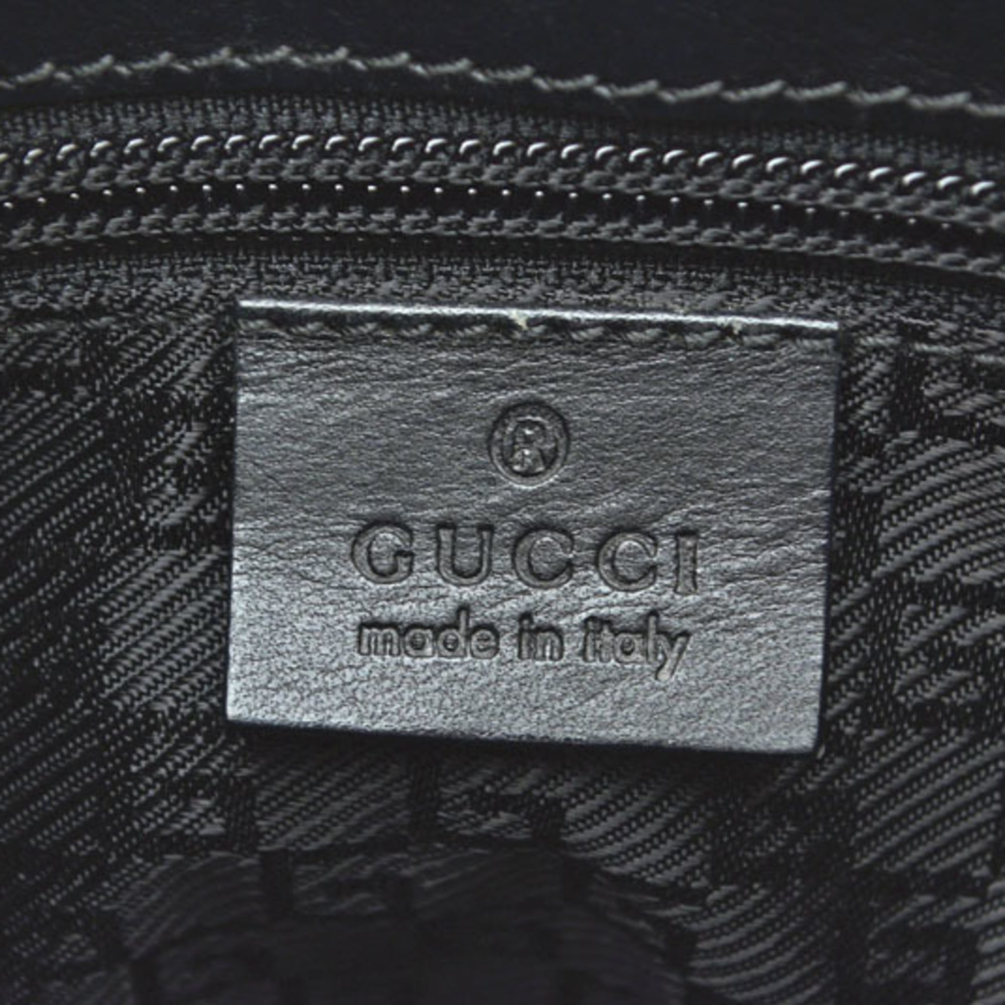 Gucci Black Leather Shoulder Bag (Pre-Owned)