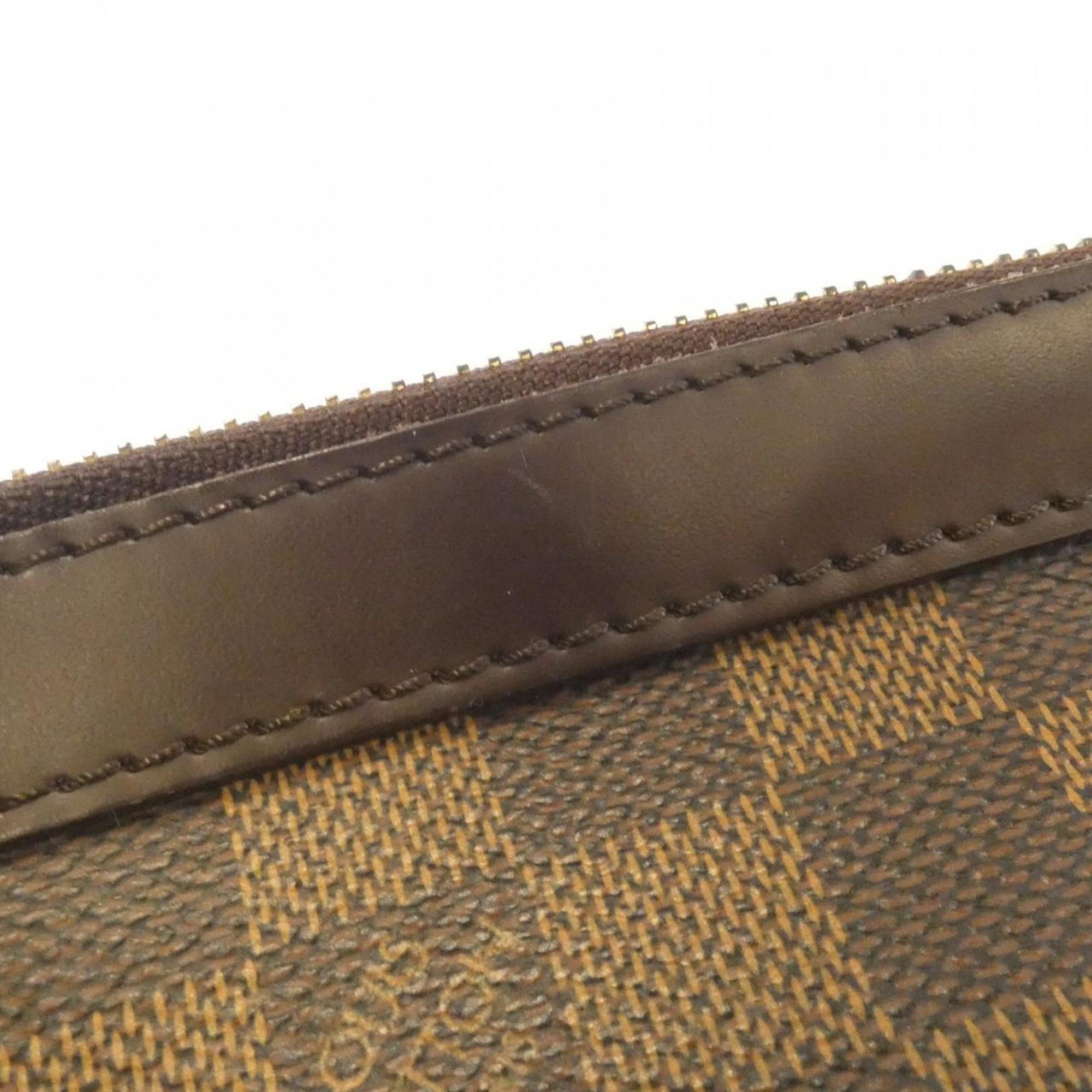 Louis Vuitton Brown Coated Canvas Shoulder Bag