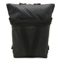 Bottega Veneta Intrecciato Black Rubber Backpack