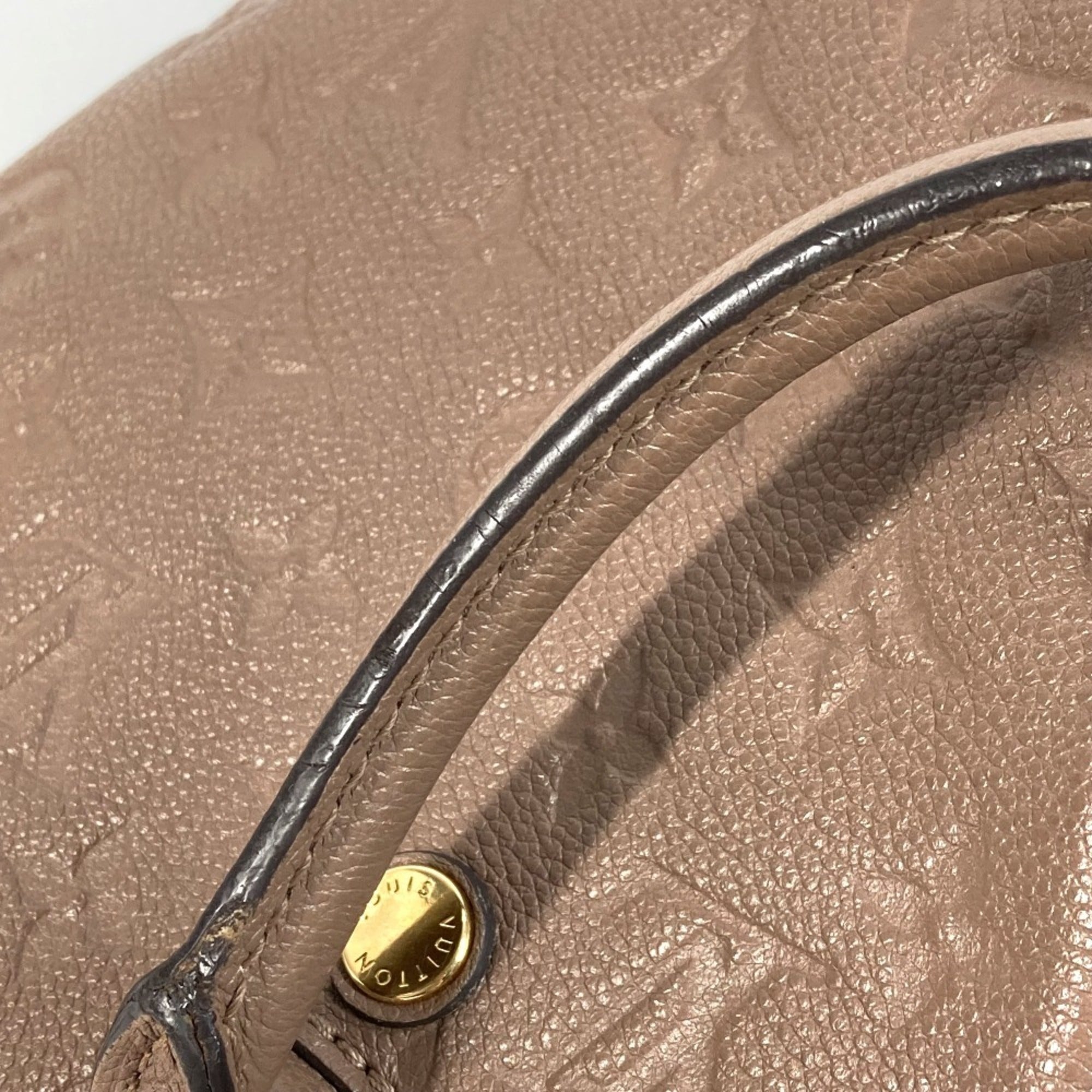 Louis Vuitton Monogram Empreinte Beige Monogram Empreinte Handbag Shoulder Bag