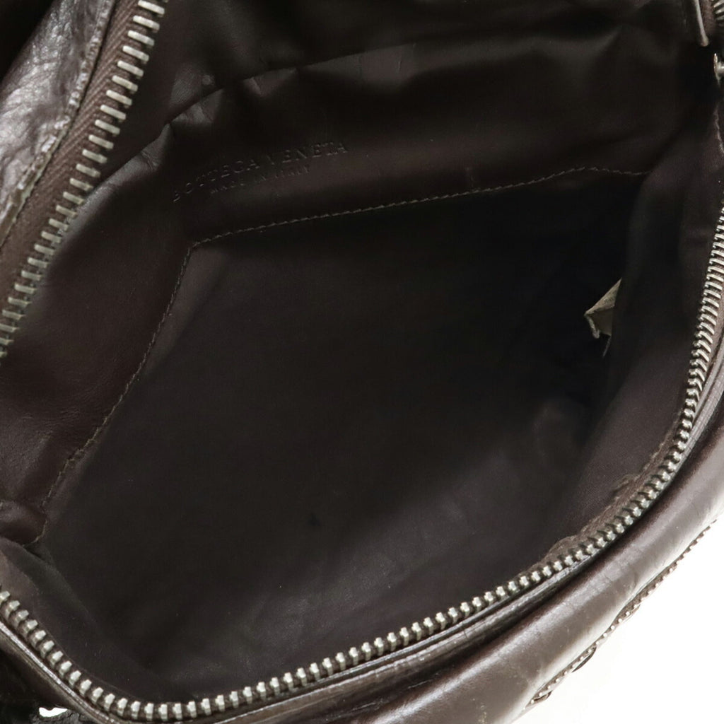 Bottega Veneta Brown Dark Brown Intrecciato Fanny Pack