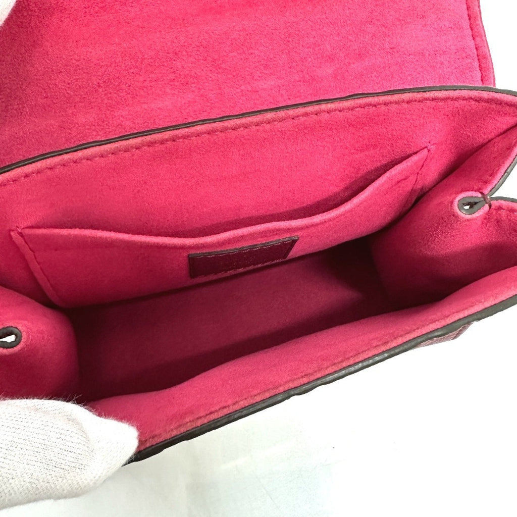 Louis Vuitton Red Color Monogram Empreinte Pochette Shoulder Bag