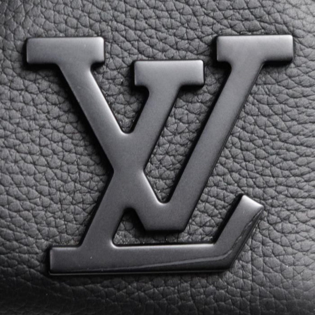 Louis Vuitton Black Leather Shoulder Bag
