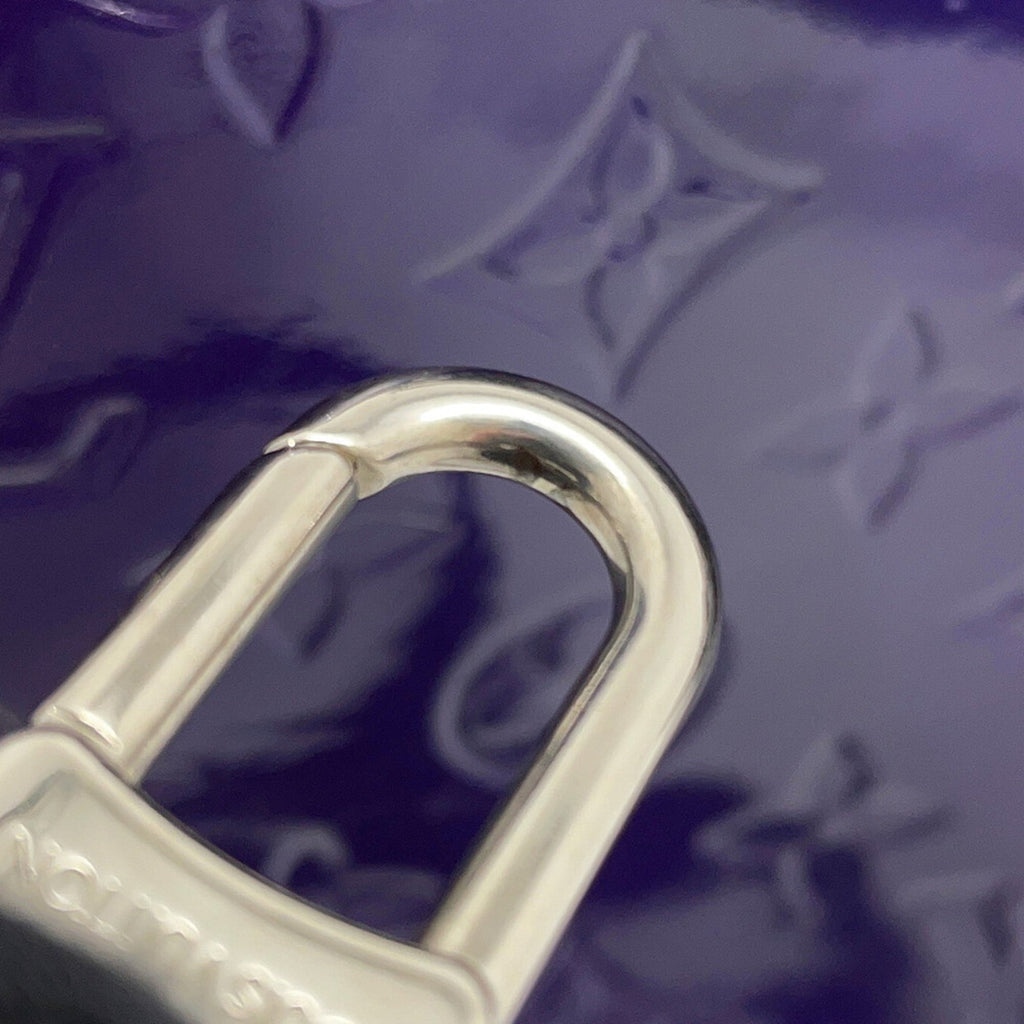 Louis Vuitton Monogram Noir Purple Monogram Vernis Handbag Shoulder Bag