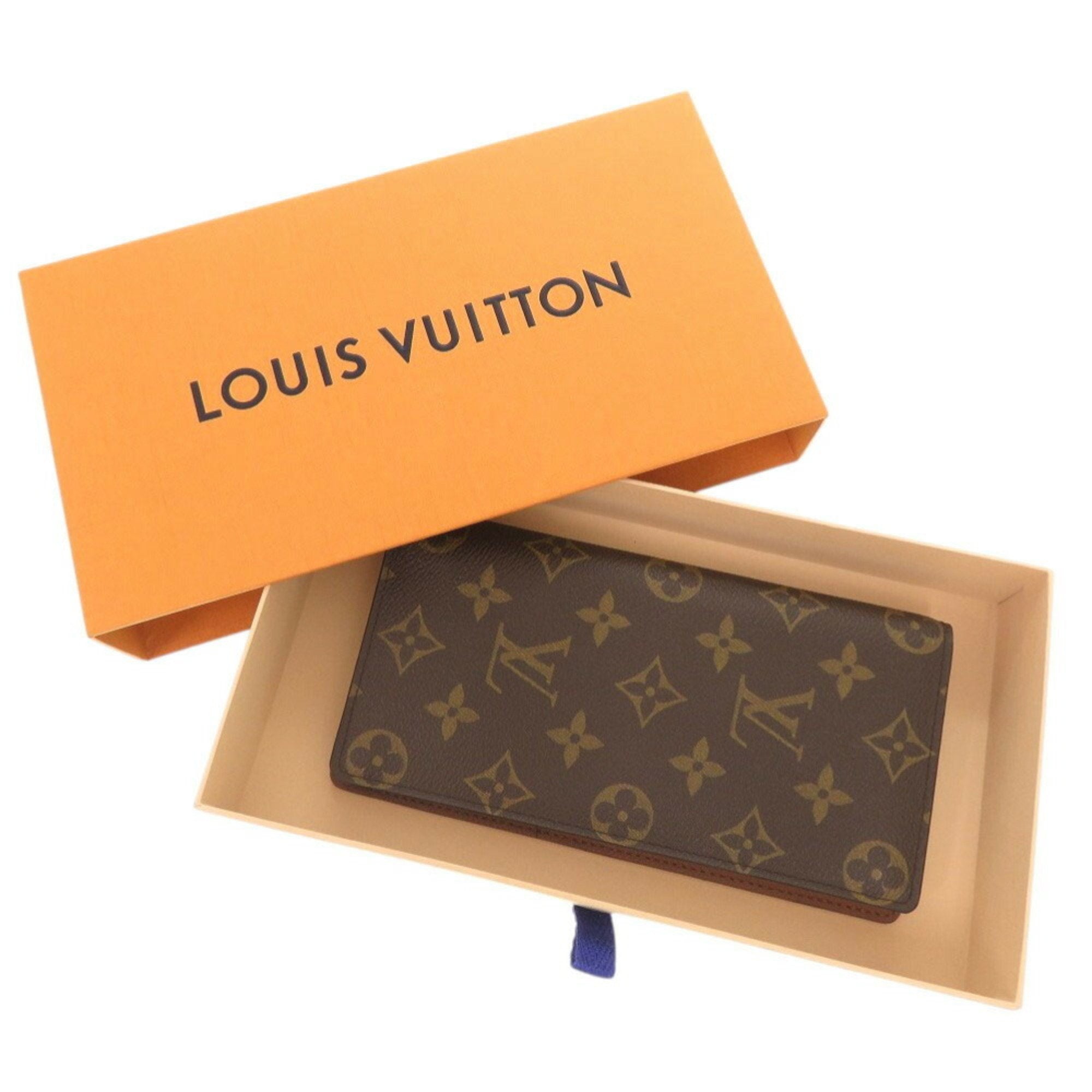 Louis Vuitton Brown Monogram Long Wallet