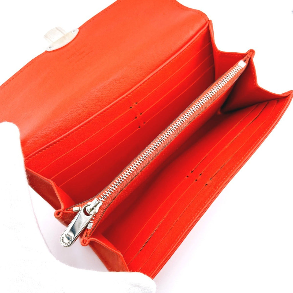 Louis Vuitton Corail Mahina Leather Long Wallet
