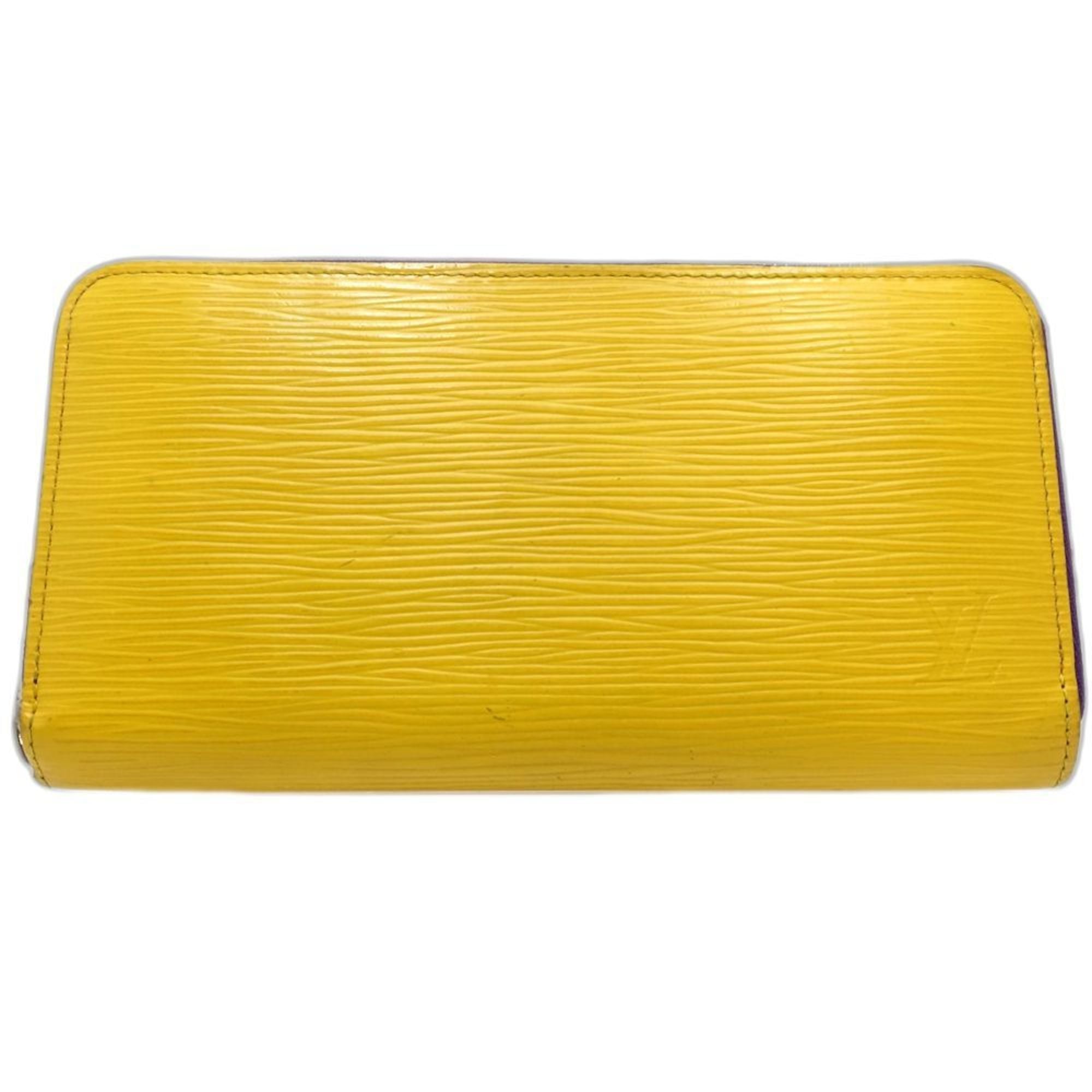 Louis Vuitton Epi Citron Leather Long Wallet