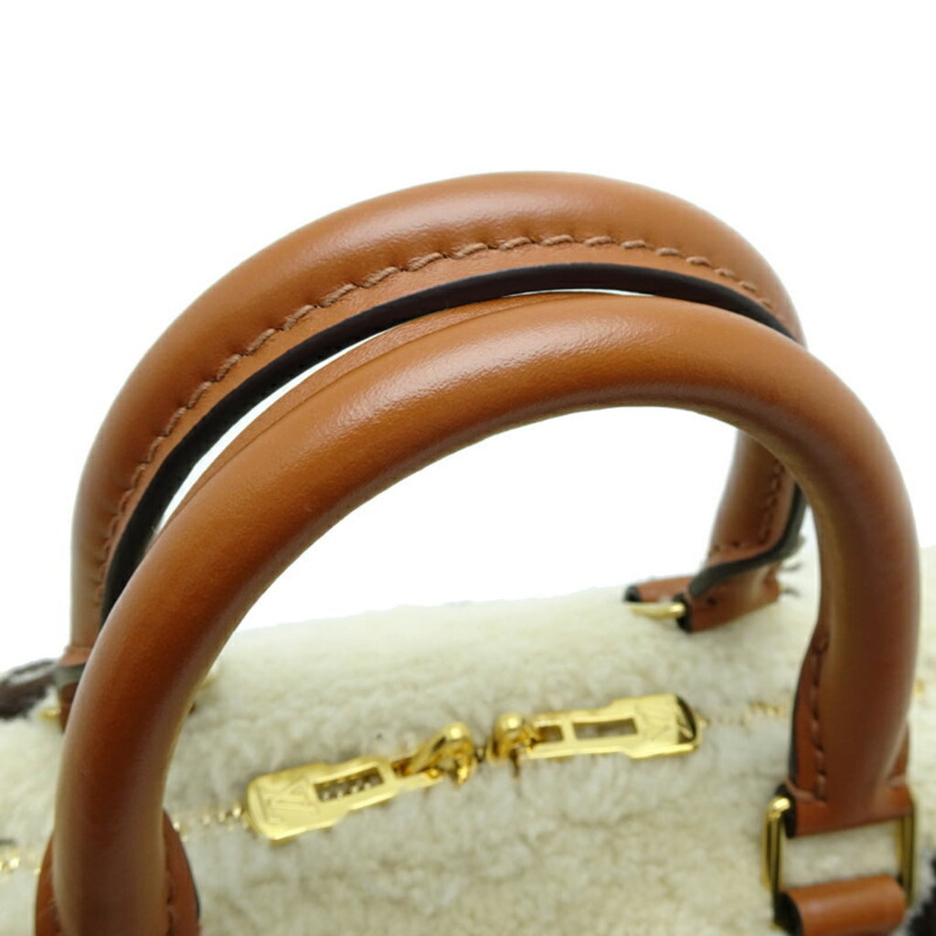 Louis Vuitton Brown White Monogram Handbag